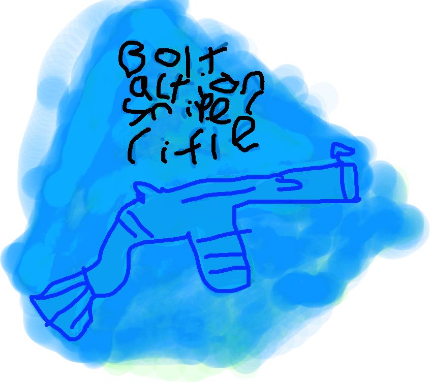 Bolt Action Sniper Rifle - Water Gun Clipart (846x752), Png Download