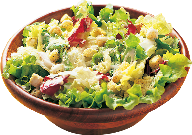 Caesar Salad - シーザー サラダ Clipart (800x550), Png Download