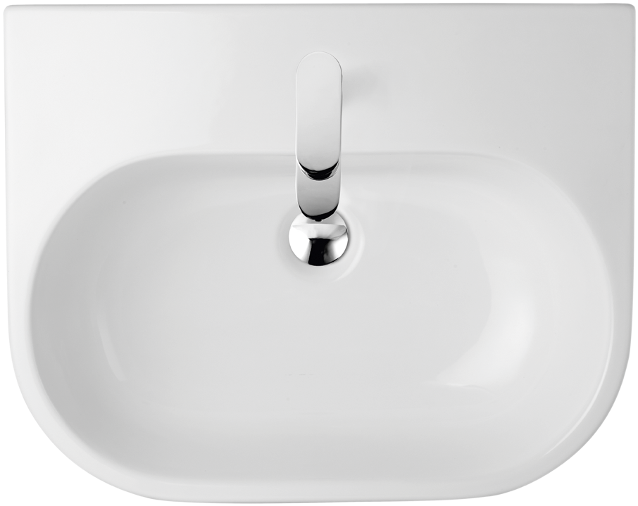 Euro Trio 600mm Basin - Bathroom Sink Clipart (1000x1000), Png Download