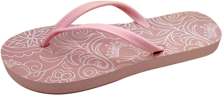 High Quality White Dove Slippers/pvc Slippers For Ladies/pvc - Flip-flops Clipart (1000x1000), Png Download