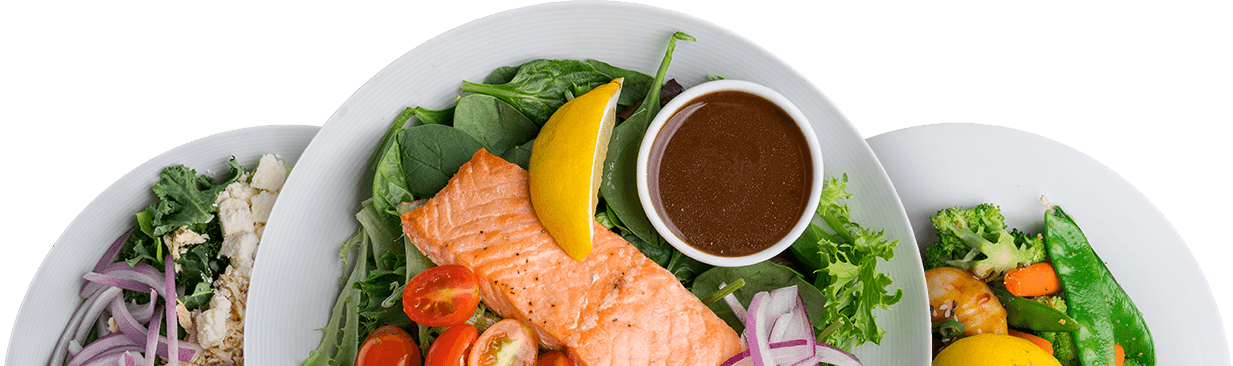 Footer Salmon Footer Lettuce Foote Bottom - Gazpacho Clipart (1233x366), Png Download