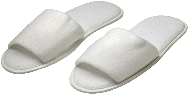 Bath Slippers - Slipper Clipart (640x545), Png Download