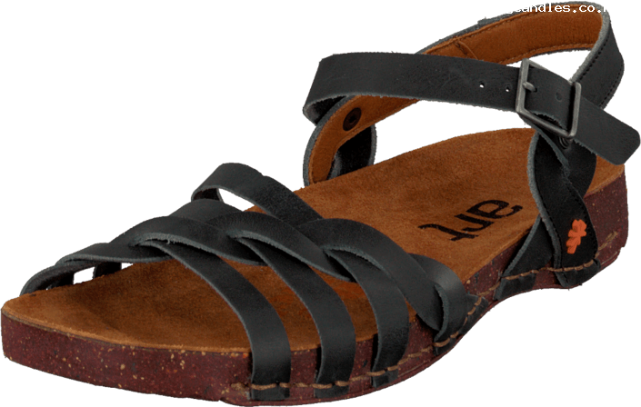 Art I Breathe 976 Black 49855-00 Womens Leather Rubber - Art Sandaly Clipart (705x448), Png Download