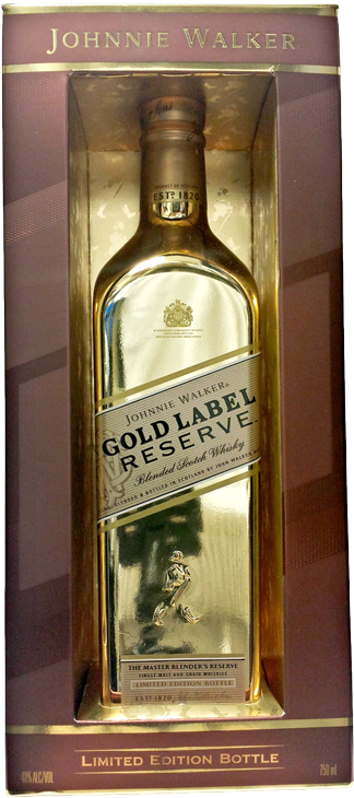 Johnnie Walker Gold Reserve Label - Blended Whiskey Clipart (450x788), Png Download