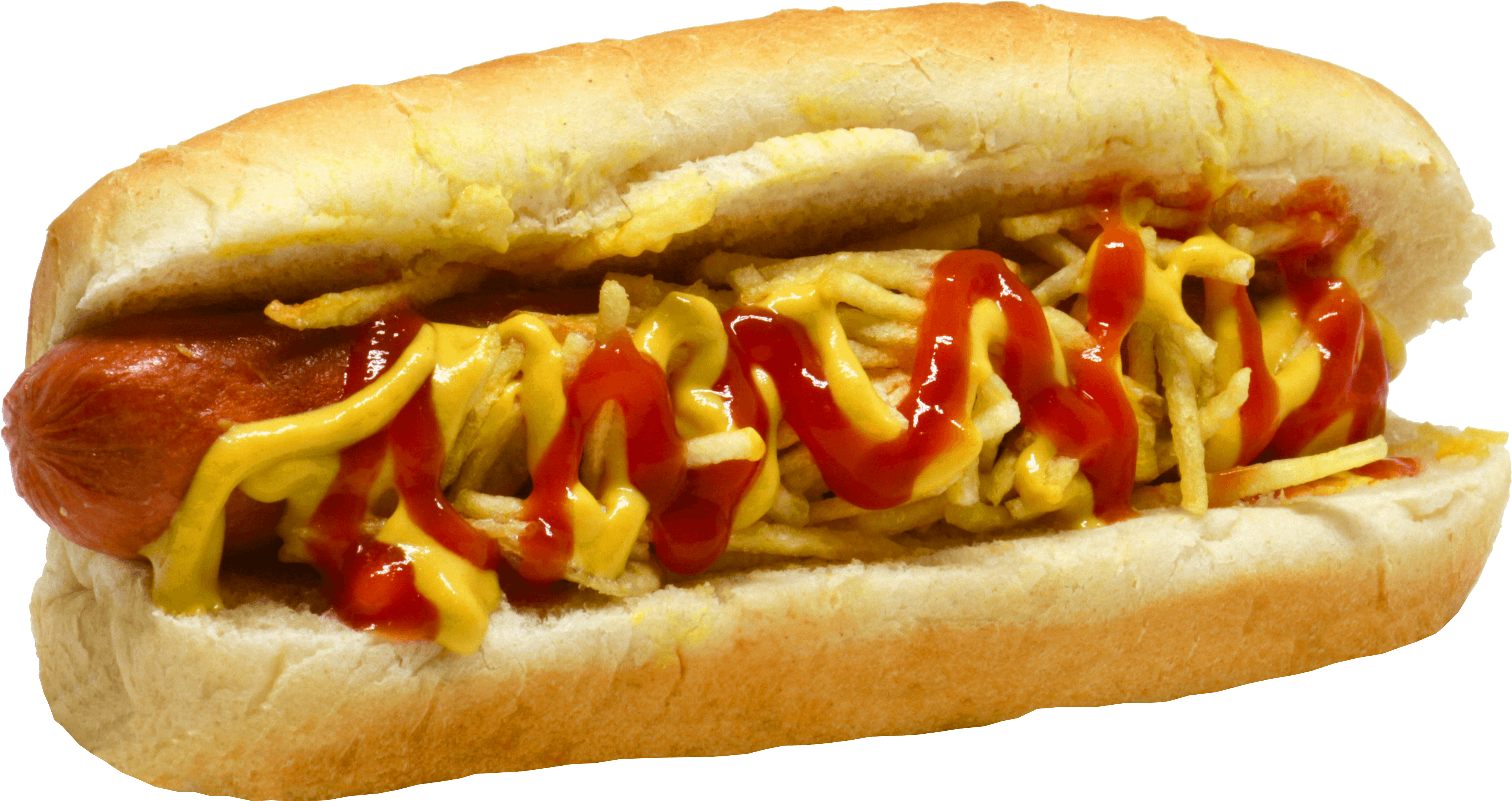 Cachorro Batatas Fritas - Chili Dog Clipart (5184x3456), Png Download