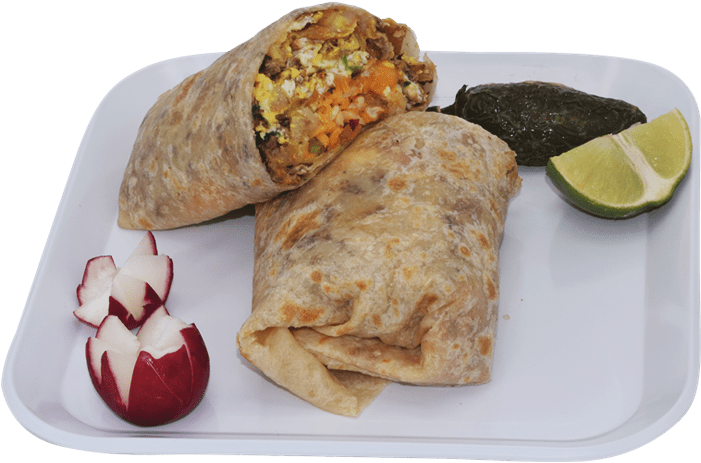 Breakfast Burrito $7 - Dish Clipart (1200x800), Png Download