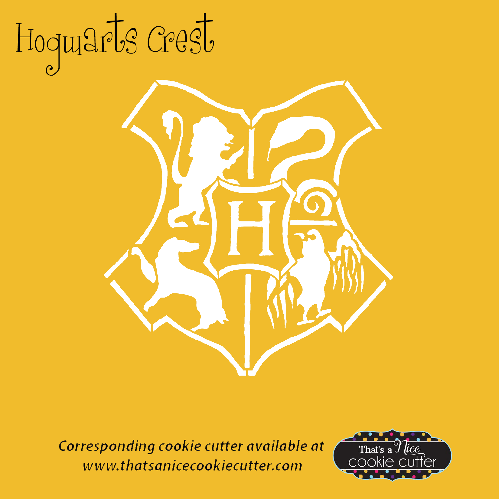 Hogwarts Crest - Poster - Poster Clipart (1650x1650), Png Download