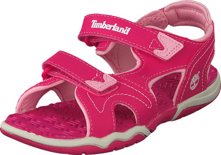 Timberland Adventure Seeker 2 Strap Kids Hot Pink/pink - Sandal Clipart (705x497), Png Download