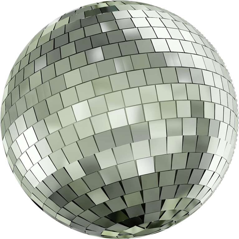 Mirror Ball Render - Dj Music Render Clipart (767x767), Png Download