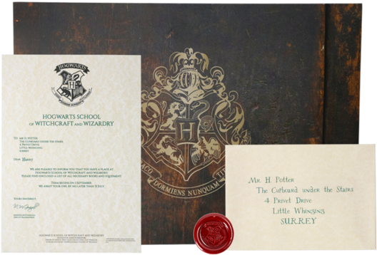 Hogwarts Acceptance Letter Wax Seal Clipart (528x600), Png Download