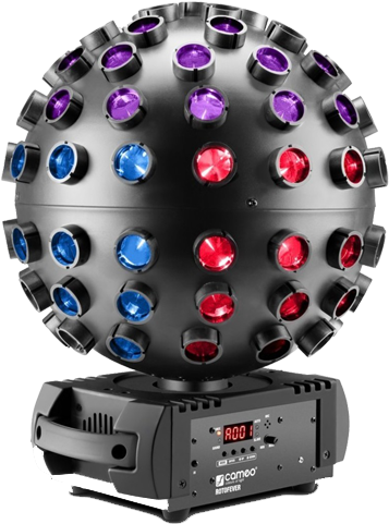 Cameo Rotofever Led Mirror Ball Emulator - Led Mirror Ball Clipart (800x600), Png Download