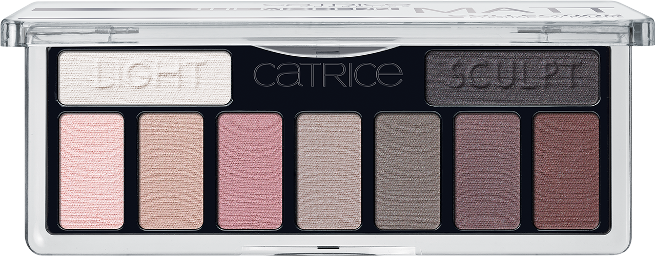 The Modern Matt Eyeshadow Palette - Catrice Matte Eyeshadow Palette Clipart (1289x500), Png Download