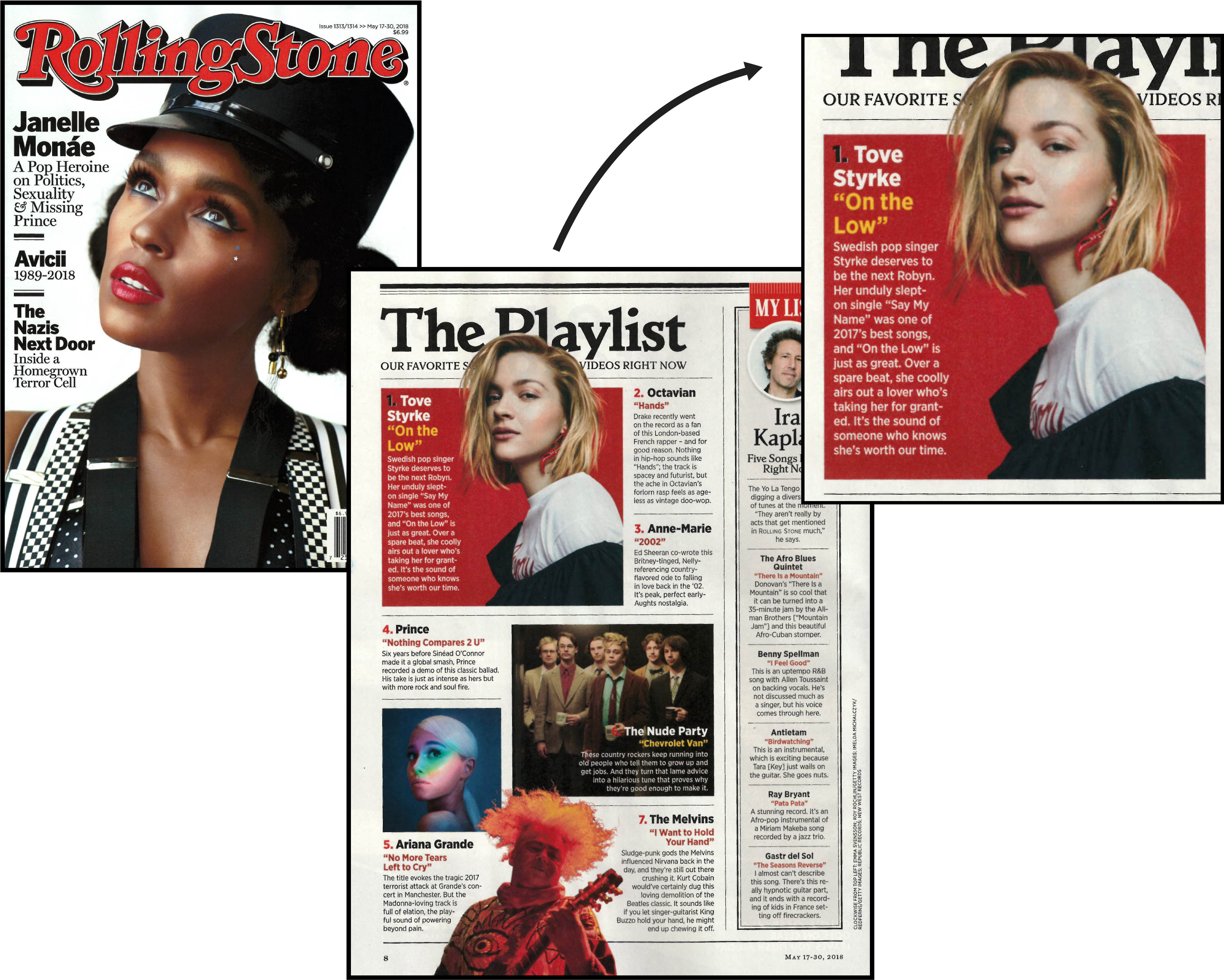 Rolling Stone - Tove Styrke - Magazine Clipart (3924x3179), Png Download