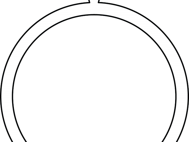 Bride Clipart Line Drawing - Circle - Png Download (640x480), Png Download