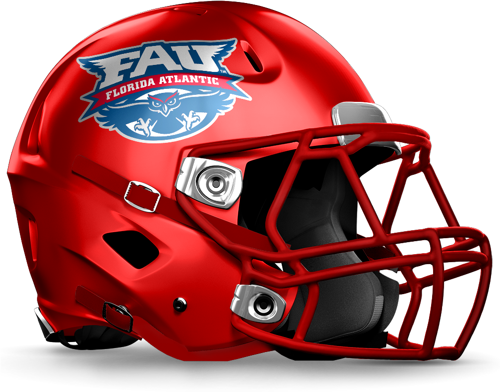 Florida Atlantic - Utah State Football Helmet Clipart (1000x800), Png Download