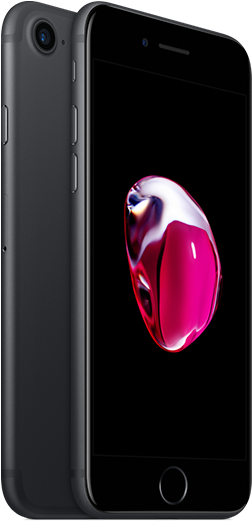 Apple® Iphone® 7 Features Iphone 7 Launchiphone 7 Launchiphone - Matte Black 7 Plus Clipart (550x570), Png Download