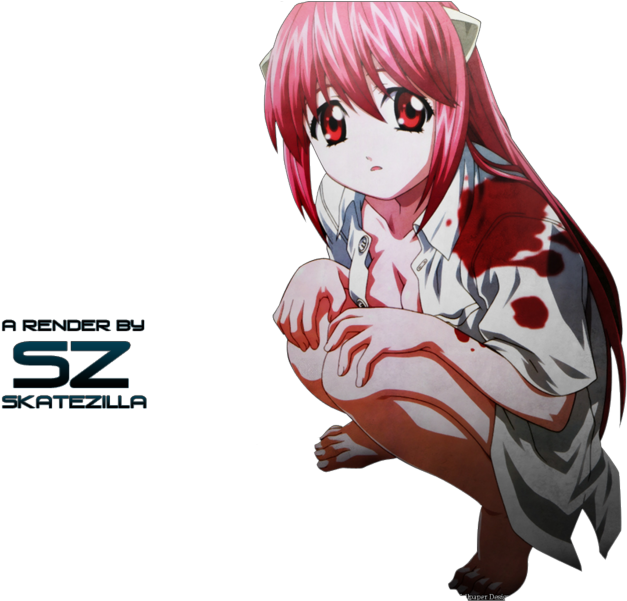 潔白如百合*~ 妖精的旋律~ Elfen Lied (頁1) - Anime Girl Kill Girl Clipart (800x600), Png Download