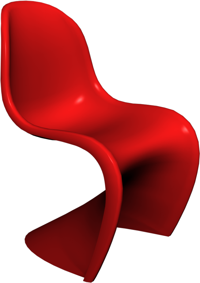 Panton Chair Classic - Chair Clipart (653x925), Png Download