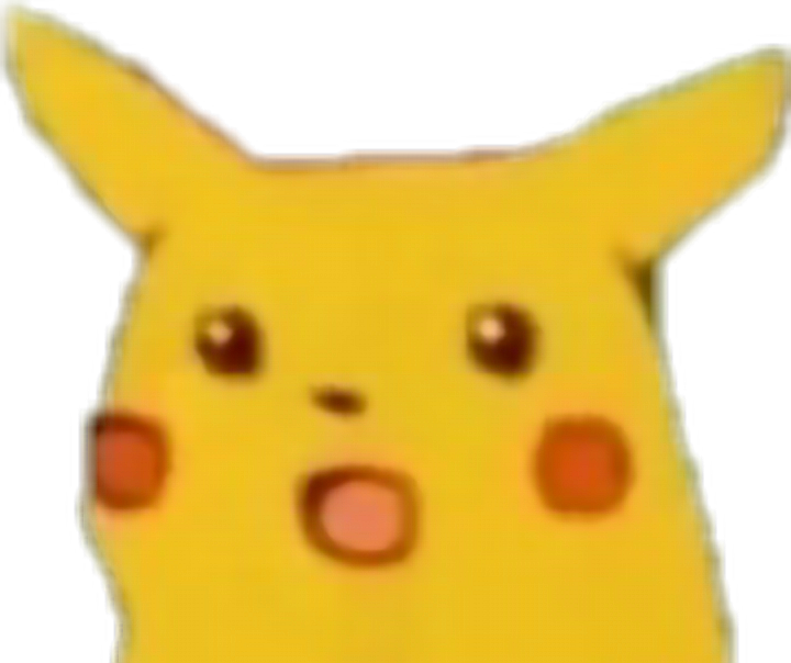 Surprised Pikachu Template