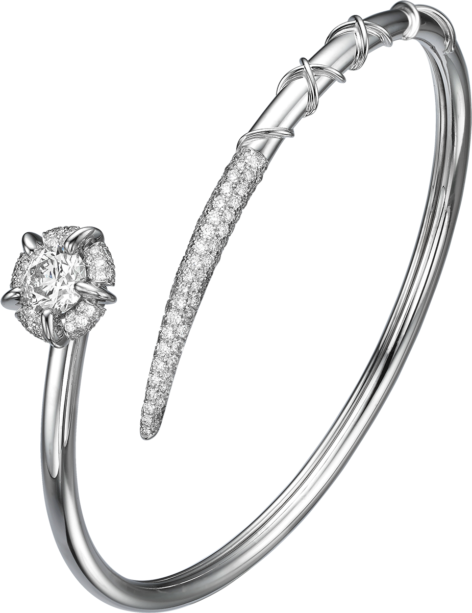 White Lotus - Bangle Clipart (1200x1200), Png Download