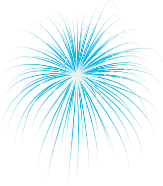Firework-1 - Fireworks Clipart (960x375), Png Download