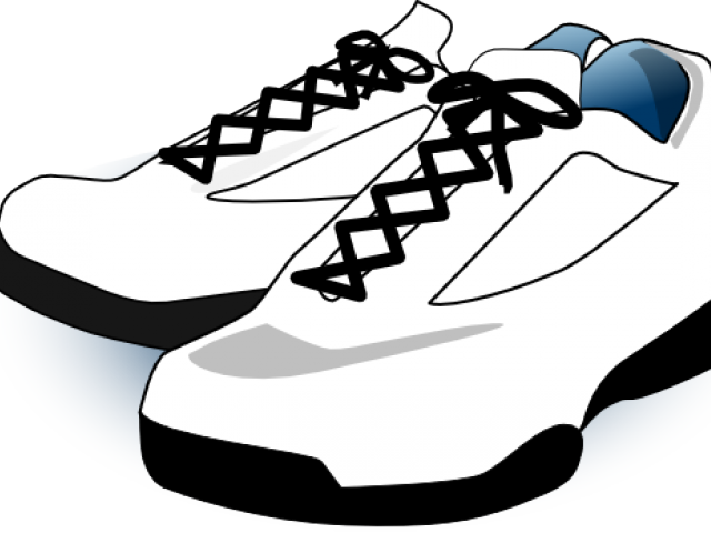 Gym Shoes Clipart School Shoe - Shoes Clip Art - Png Download (640x480), Png Download