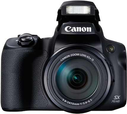 Powershot Sx70 Hs Media Release - Canon Powershot Sx70 Hs Camera Clipart (1170x460), Png Download