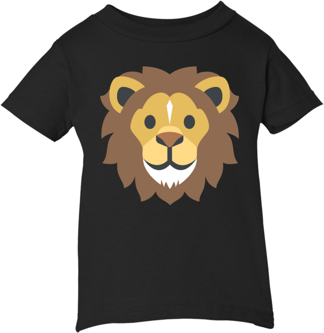Lion Face Emoji Infant T-shirt - Lion Clipart (1155x1155), Png Download