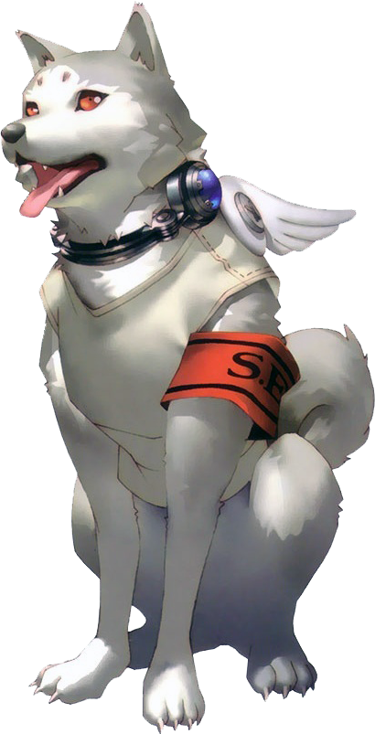 Koromaru Render - Persona Koromaru Clipart (410x803), Png Download