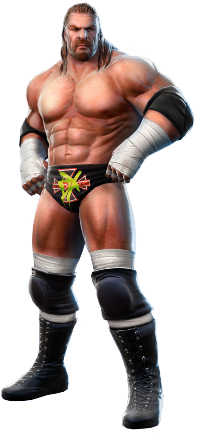 Wwe Triple H Video Game Clipart (641x960), Png Download