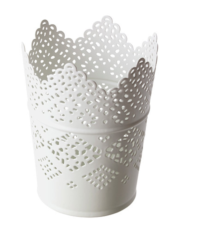 Lace Candle Holder White - Ikea Teelichthalter Clipart (1200x768), Png Download
