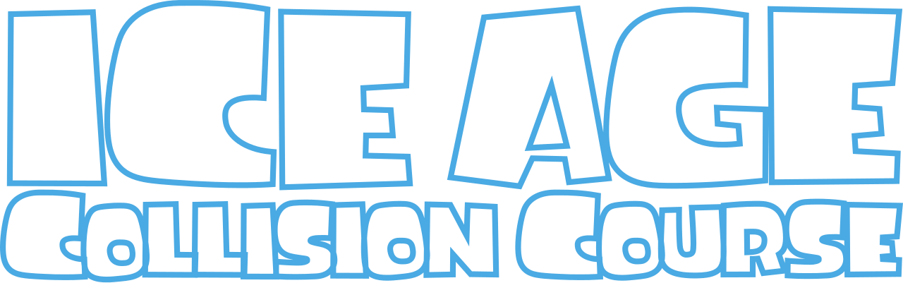 Ice Age Collision Course Logo Clipart (1280x401), Png Download
