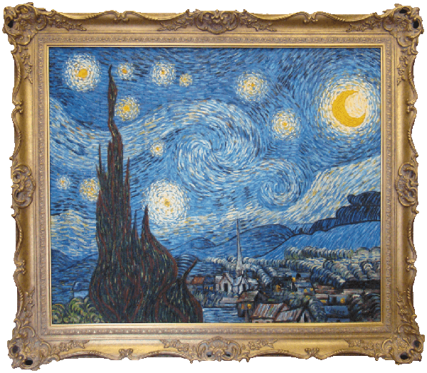 Framed Painting Png - Vincent Van Gogh Clipart (600x524), Png Download