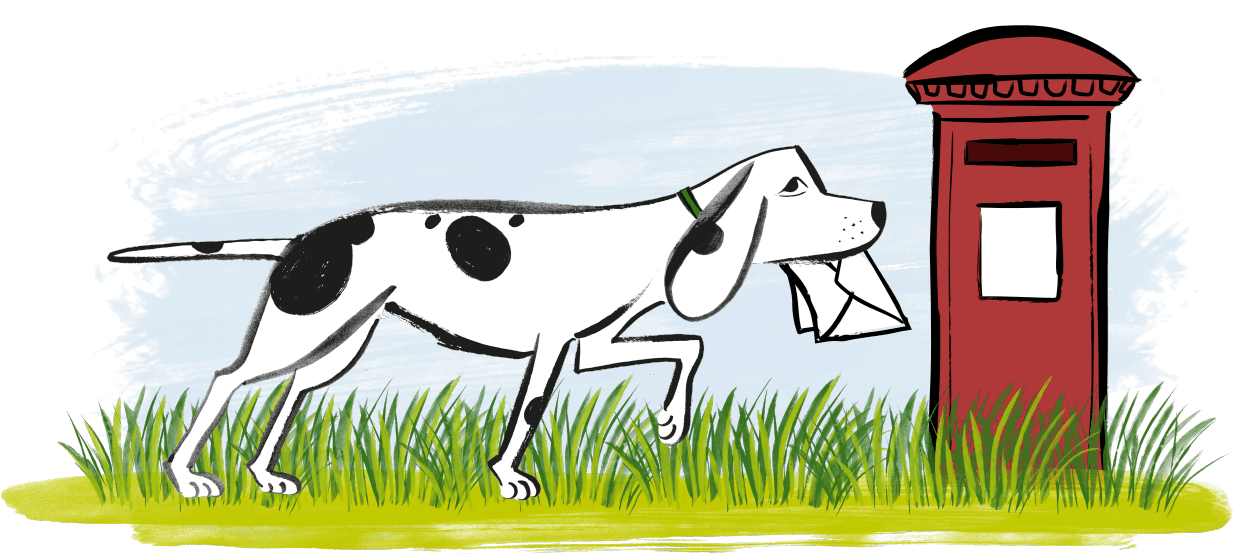 Dog Catches Something Clipart (1332x724), Png Download
