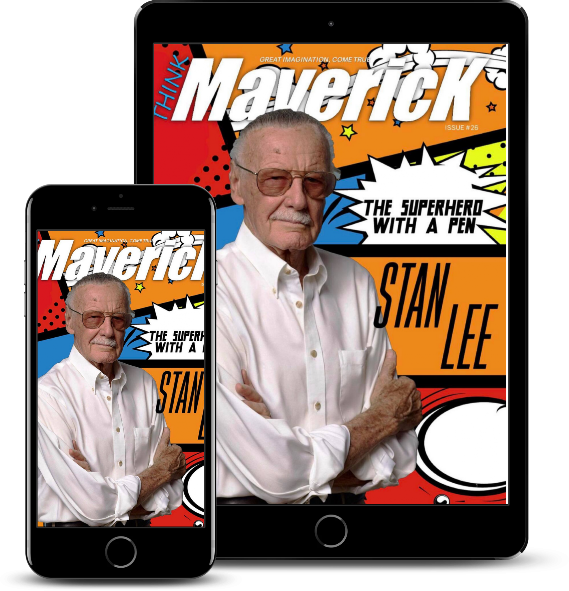 Remembering Stan Lee - Mobile Phone Clipart (1972x2048), Png Download
