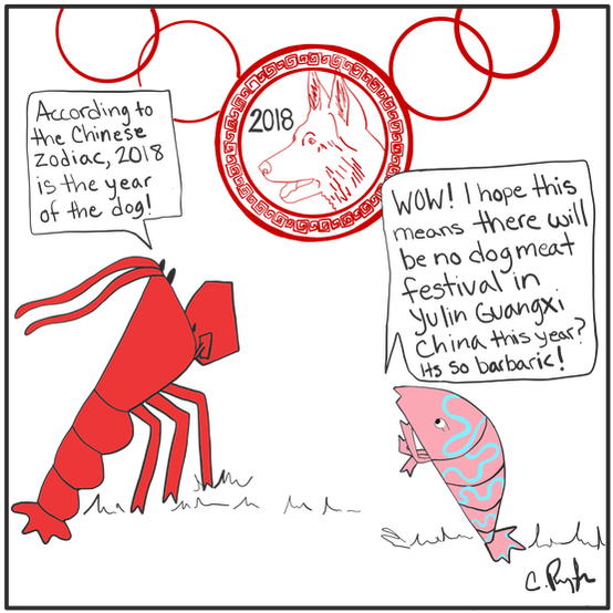 The Year Of The Dog - Cartoon Clipart (623x625), Png Download