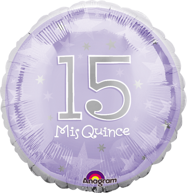 Exprs Yourself Mis Quince - Globo De Xv Años Anagram Clipart (600x619), Png Download