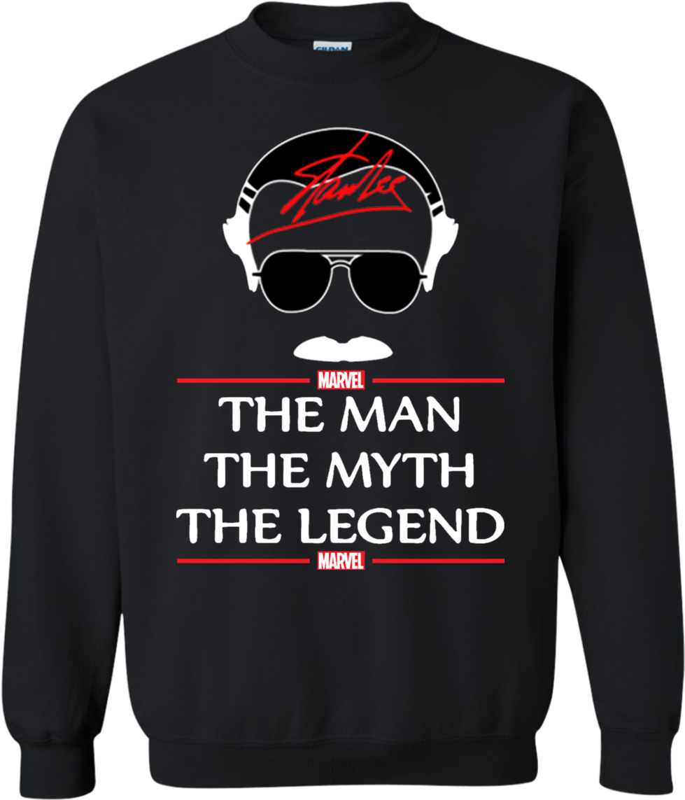 Stan Lee The Man The Myth The Legend Sweater - Klaus Mikaelson Shirts Clipart (1155x1155), Png Download