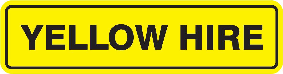 Yellow Hire Logo - Kameravalvonta Clipart (1354x591), Png Download