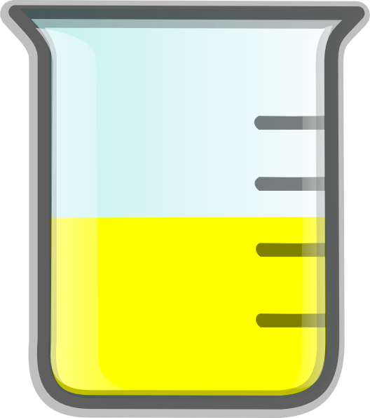 Yellow Beaker Clipart - Png Download (528x596), Png Download