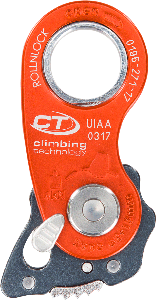 Picture Transparent Download Rollnlock Pulleys Climbing - Climbing Technology Clipart (533x1025), Png Download