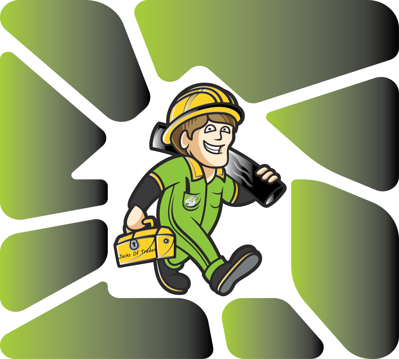 Handyman Clipart Jack All Trade - Cartoon - Png Download (1639x1474), Png Download