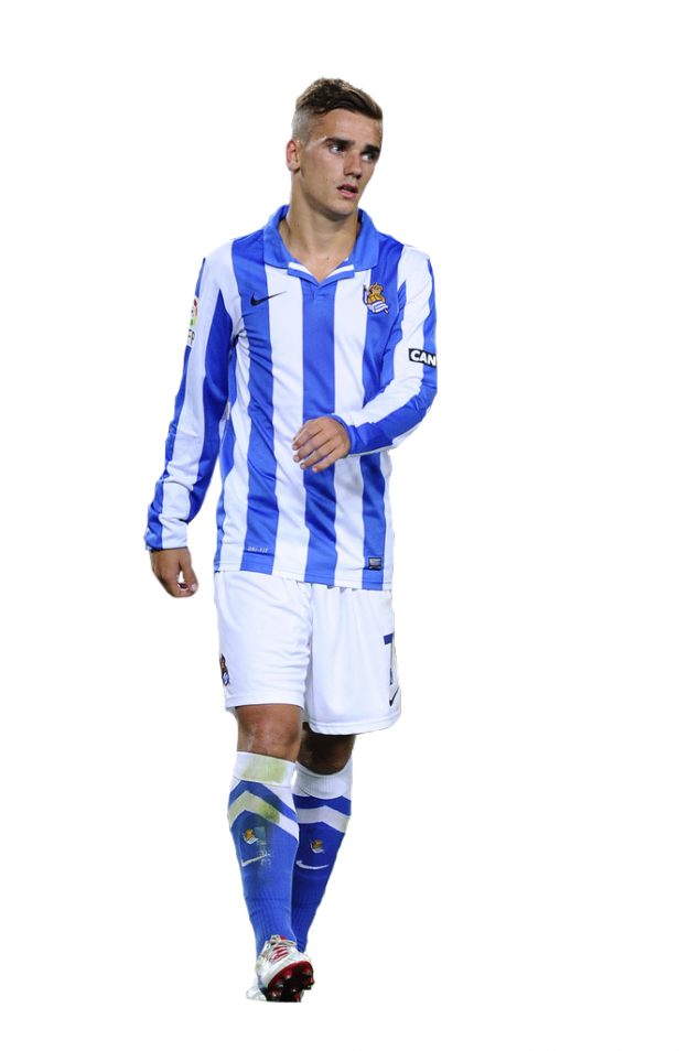 Antoine Griezmann - Griezmann Real Sociedad Png Clipart (635x954), Png Download