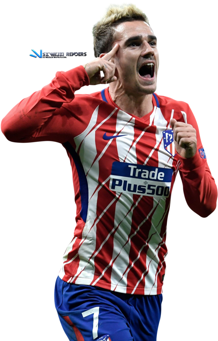 Antoine Griezmann, Atlético Madrid, France National - Griezmann Png Clipart (716x1116), Png Download