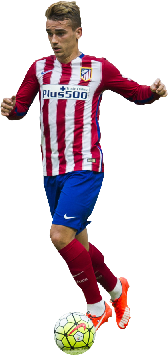 Griezmann Png , Png Download - Antoine Griezmann Png Clipart (587x1241), Png Download