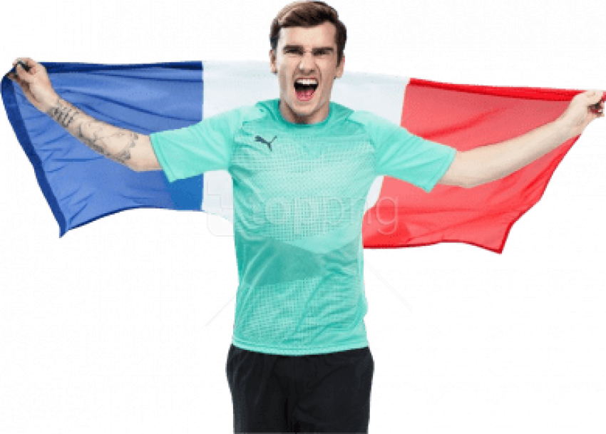 Download Antoine Griezmann Png Images Background - Flag Clipart (850x609), Png Download