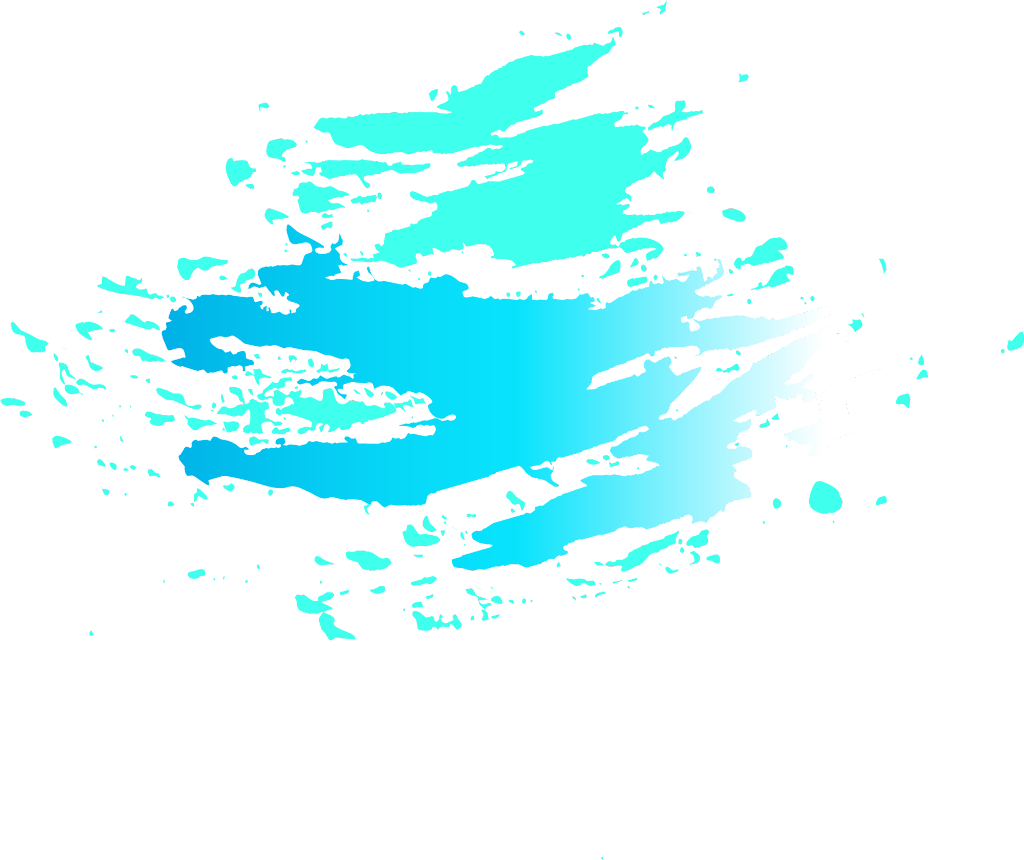 #ftestickers #paint #splash #blue - Abstract Colorful Paint Png Clipart (1024x860), Png Download