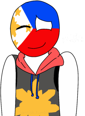 I Tried To Draw The Philippines For @prin-con Being - Countryhumans Philippines By Prin Cin Clipart (540x587), Png Download