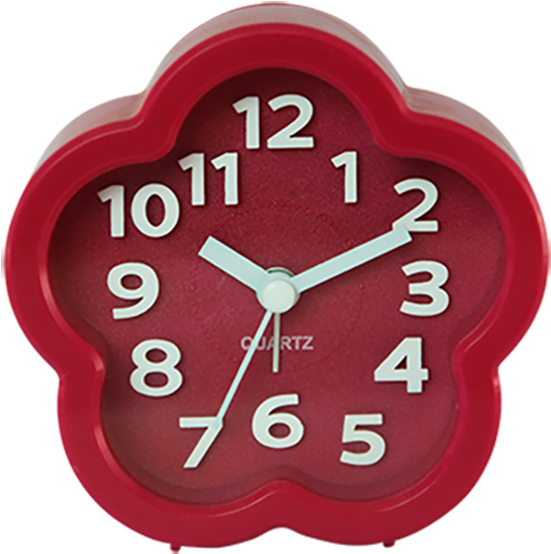 China Flower Alarm Clock, China Flower Alarm Clock - Reloj Despertador Azul Clipart (889x889), Png Download