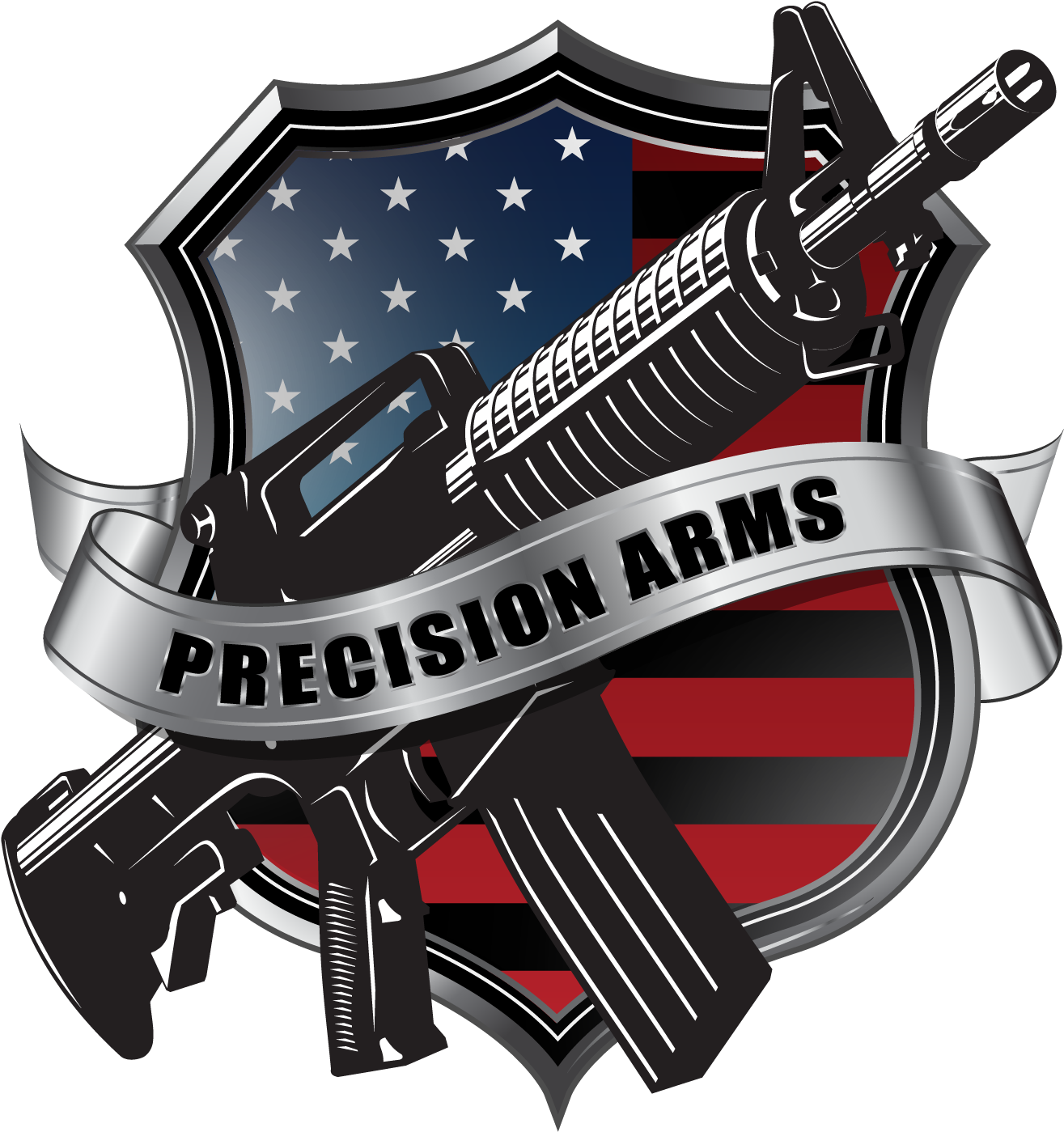 Precision Arms Of Indiana - Graphic Design Clipart (1650x1650), Png Download